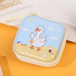 Korea Zero Wallet Children's Coin Bag Creative Cartoon Coin Purse Kids Coin Pouch Mini Purse Earphone Data Cable Key Storage Bag