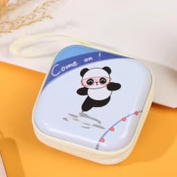 Korea Zero Wallet Children's Coin Bag Creative Cartoon Coin Purse Kids Coin Pouch Mini Purse Earphone Data Cable Key Storage Bag