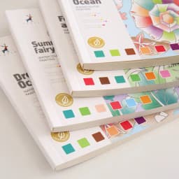 Watercolor coloring book gouache doodle drawing book children's drawing book comes with pigment watercolor drawing paper
