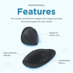【Xxin】Arch Support Insoles Orthopaedic Insole Sponge High Elasticity Flat Foot Shoe Insoles