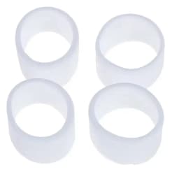 4Pcs/lot Silicone Tennis Racket Grip Ring Handle Closure Rubber Sweat-absorbing Band Fixed Stretchable Handle Tennis Accessories