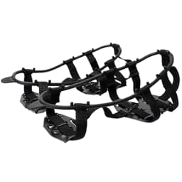 1 Pair M L Crampons Shoes Cover 24 Teeth Anti-Slip Ice Grips Gripper Shoes Boot Hiking Ice Climbing Shoe Spikes Climbing Chain