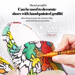 GN Metallic Acrylic Paint Pens for Rock Painting, Manicure Stone, Ceramic, Glass, Wood, Fabric, Card Stocks, 0.7mm Paint Markers