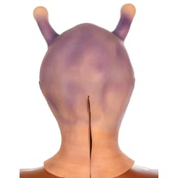 UFO Space Prop Alien Helmet Mask Halloween Cosplay Alien Mask Latex Headdress Funny Horror Costume Party  Props for adults