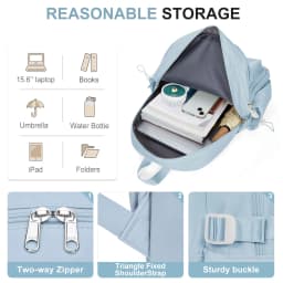 Large Capacity Waterproof University School Bags for Girls Nylon Laptop Bag Casual Schoolbag Women Daily School Backpacks Travel