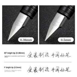 JINHAO 65 Fountain Pen Stainless Steel Writing Ink Pens F/EF/ 0.3mm Nib Student Business Office School Supplies Stationery