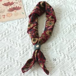 60cm Elegant Cotton Men's Cravat Floral Striped Navy Square Scarf With Button Birds Leaves Print Soft Neckerchief Suit Bandelet