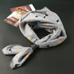 60cm Elegant Cotton Men's Cravat Floral Striped Navy Square Scarf With Button Birds Leaves Print Soft Neckerchief Suit Bandelet