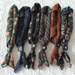 60cm Elegant Cotton Men's Cravat Floral Striped Navy Square Scarf With Button Birds Leaves Print Soft Neckerchief Suit Bandelet