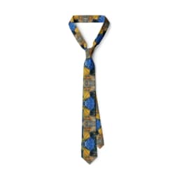 New Van Gogh Oil Painting Tie For Men Star Moon Night Retro Fun 8cm Wide Slim Necktie Accessories Daily Wear Wedding Party Gift