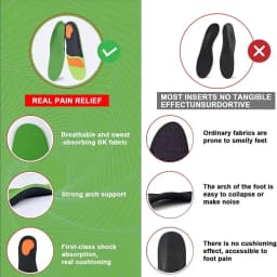 Premium Silicone Gel Insoles for Shoe Men Women Orthopedic Arch Support Sports Insoles for Flat Feet Plantar Fasciitis Shoe Sole