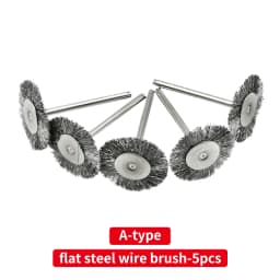 Wire Wheel Cup Brush Set Drill Polishing Dremel Tools 3mm Shank for Power Die Grinder Rotary Electric Abrasive Tool