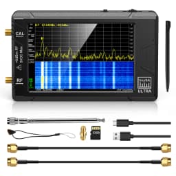 Newest Spectrum Analyzer Handheld Tiny Spectrum Anslyzer Tinysa Ultra 2.8/4' Display 100kHz to 5.3GHz 32GB Card Version V0.4.5.1