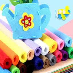 20/40/60cm Nonwoven Needlework Felt Fabric Patchwork Cloth Bundle for Kids Scrapbooking Doll Sewing Crafts DIY Quilting Sheet