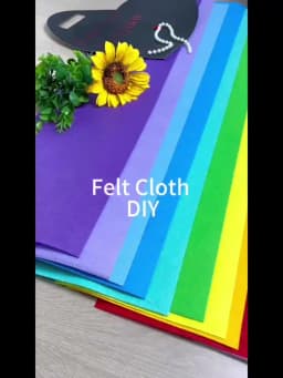 20/40/60cm Nonwoven Needlework Felt Fabric Patchwork Cloth Bundle for Kids Scrapbooking Doll Sewing Crafts DIY Quilting Sheet