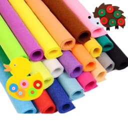 20/40/60cm Nonwoven Needlework Felt Fabric Patchwork Cloth Bundle for Kids Scrapbooking Doll Sewing Crafts DIY Quilting Sheet