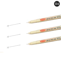 12 Tip Pigment Liner Micron Ink Marker Pen for Manga Draw Sketching Needle Pen Hook Line Pen Sketch Stationery Set Art Supplies