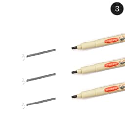 12 Tip Pigment Liner Micron Ink Marker Pen for Manga Draw Sketching Needle Pen Hook Line Pen Sketch Stationery Set Art Supplies