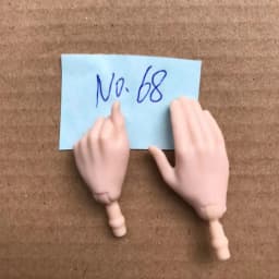New Original Replacement Doll Hands Monstering High Doll Toy Parts Black Gray Yellow Blue Fishman Doll Hands DIY Toy Accessories