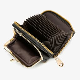 Women's PU Leather Short Wallet - Floral Pattern Large Capacity Purse with Money Hasp, Fashion Card Holder Coin Purse