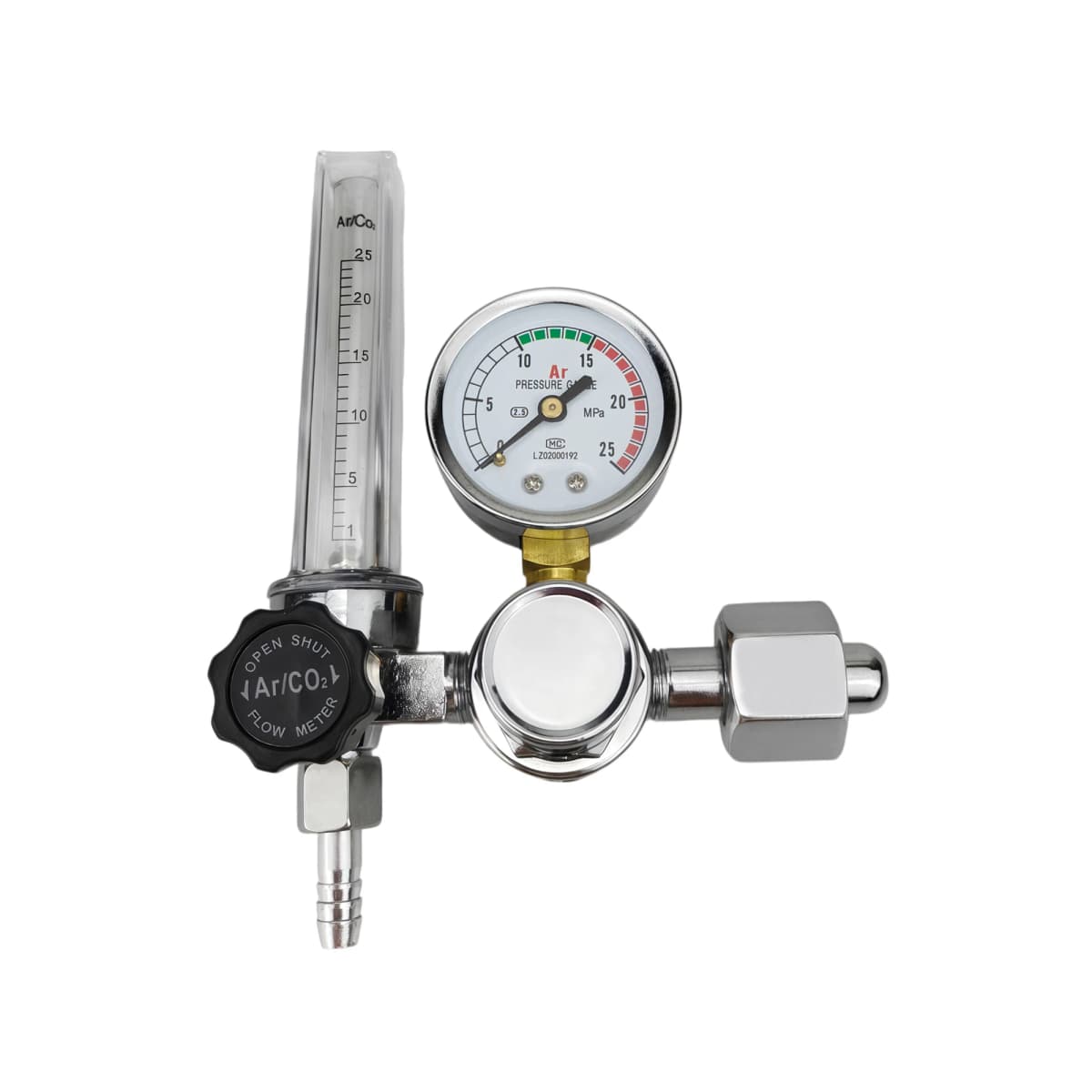 New 2022, CO2 Flow Meter Mig Tig 0-25 MPa, Standard Flow Meter, Welding Device, Argon Pressure Reducer