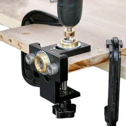 Woodworking 3 In 1 Doweling Jig Kit -Adjustable Wood Dowel Punch Locator Aluminum Pocket Hole Jig, Cabinet Hole Drill Guide Tool