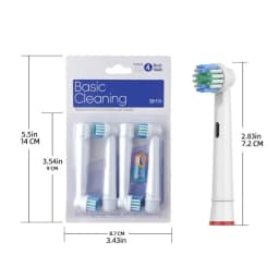 Electric Toothbrush Replacement Brush Heads for Oral Basic Cleaning B Toothbrush Nozzle Bristles D100 D25 D30 D32 4739 3709 3744