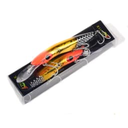 LINGYUE Big Minnow 16cm Fishing Lures 26g Deep Diving 8M+ Hard Crankabits Wobblers Quality Hooks Fishing Tackle With Retail Box