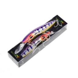 LINGYUE Big Minnow 16cm Fishing Lures 26g Deep Diving 8M+ Hard Crankabits Wobblers Quality Hooks Fishing Tackle With Retail Box