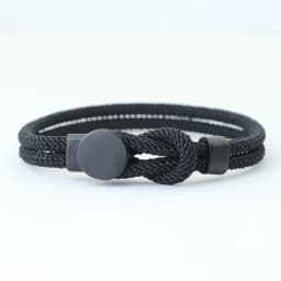 New Novel Men Rope Bracelet Double Layer 4mm Nylon Cord Chain Braclet 3 Sizes Lucky Red Thread Pulseria Gift For Him Accessories