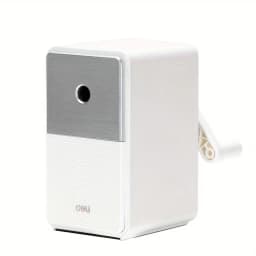 DELI Adjustable Pencil Sharpener with Long Lasting Blade Hand Crank Table Sharpeners Machine Stationery