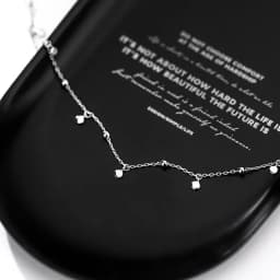Silver Color Round Piece Tassel Choker Necklaces Simple Niche Design Chains Ball Rock Lady Clavicle Chain Girl Party Jewelry