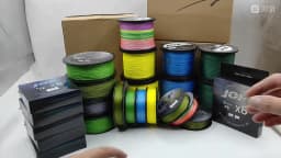 JOF 4 Strand 300M/328Yards 100% PE Braided Fishing Line Multifilament River Fishing 8LB 10LB 20LB 30LB 35LB 40LB 50LB 60LB 80LB