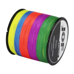 JOF 4 Strand 300M/328Yards 100% PE Braided Fishing Line Multifilament River Fishing 8LB 10LB 20LB 30LB 35LB 40LB 50LB 60LB 80LB