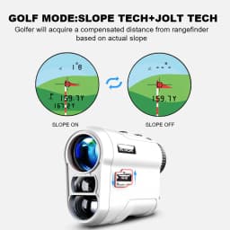 REVASRI Golf Laser Rangefinder 600M Telescope with Flag-Lock Slope Distance Meter or 1000M Camouflage Hunting Monocular