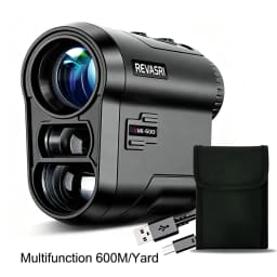 REVASRI Golf Laser Rangefinder 600M Telescope with Flag-Lock Slope Distance Meter or 1000M Camouflage Hunting Monocular