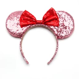 Mouse Ears Headhand for Girls Adults Cute Cartoon Party Cosplay Hair Accessories Sequin Bows Hairband Toys