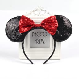 Mouse Ears Headhand for Girls Adults Cute Cartoon Party Cosplay Hair Accessories Sequin Bows Hairband Toys