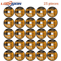 Loonpon 75mm/3inch Resin Cutting Disc 9.5mm Bore Circular Saw Blade Cut Off Wheel Angle Grinder Discs for Metal Stainless Steel