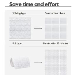 3D Foam Brick Wall Panels Stickers Self Adhesive Waterproof Living Room Wallpaper Wall Decal Home Decor Wallcovering TV Backdrop