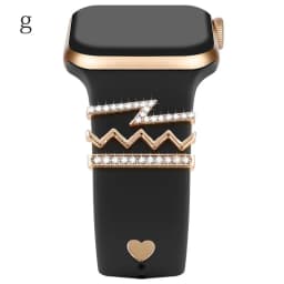 Decoration For Apple watch band 9 8 7 6 se Diamond Jewelry Charms Accessories correa samsung/Huawei strap 20/22mm watch Bracelet