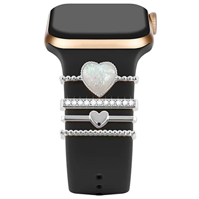 Decoration For Apple watch band 9 8 7 6 se Diamond Jewelry Charms Accessories correa samsung/Huawei strap 20/22mm watch Bracelet
