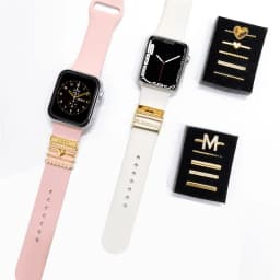 Decoration For Apple watch band 9 8 7 6 se Diamond Jewelry Charms Accessories correa samsung/Huawei strap 20/22mm watch Bracelet