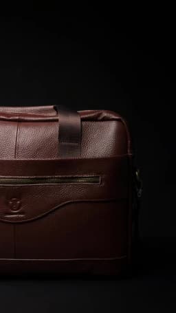 BULLCAPTAIN Briefcase Shoulder Messenger Bags Men's Genuine Leather 14-inch Laptop Bag's Men's Briefcase Office Business Handbag