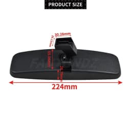 Car Interior Rear View Mirror Replacement for Peugeot 107 206 106 Toyota Aygo Citroen C1 814842