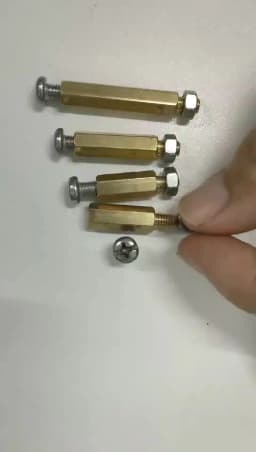 M2 M2.5 M3 M4 M5 Brass Motherboard Standoff Spacer Pillar 5mm 10mm 20mm Stainless Steel Screw Bolt Nut Kit Hex Stud PCB Column