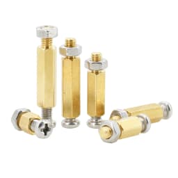 M2 M2.5 M3 M4 M5 Brass Motherboard Standoff Spacer Pillar 5mm 10mm 20mm Stainless Steel Screw Bolt Nut Kit Hex Stud PCB Column
