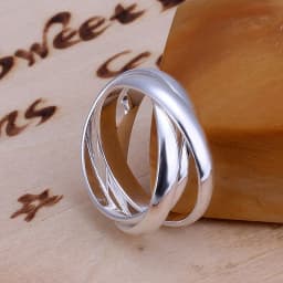 Free Shipping for Women Lady Wedding Beautiful Charm Fashion Women 925 Sterling Silver Rings Jewelry Cute Lover Gift
