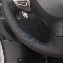 Hand-Sewing Artificial Leather Steering Wheel Cover For Mitsubishi Lancer X 10 2007-2015 Outlander 2006-2013 ASX 2010-2013 Colt