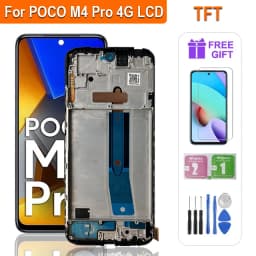 6,79" Super AMOLED Display MZB0B5VIN 2201117PI 2201117PG LCD For Xiaomi Poco M4 Pro 4G LCD Touch Screen Digitizer Assembly